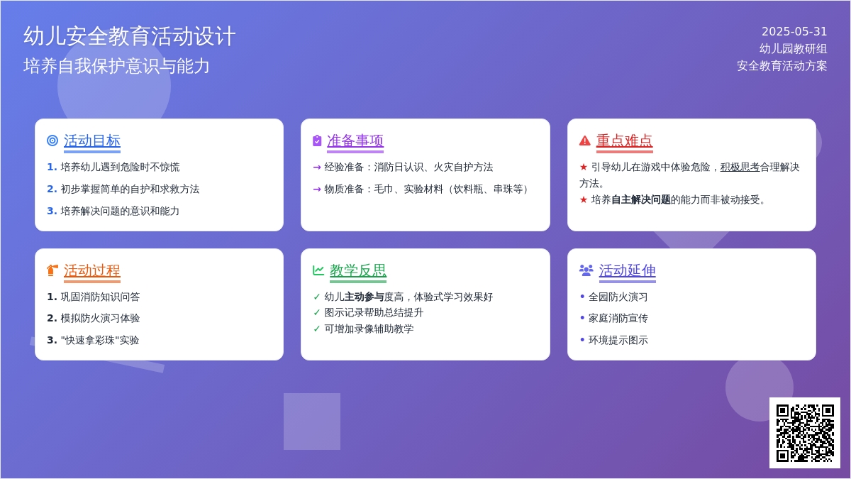 大班安全消防安全我知道教案反思