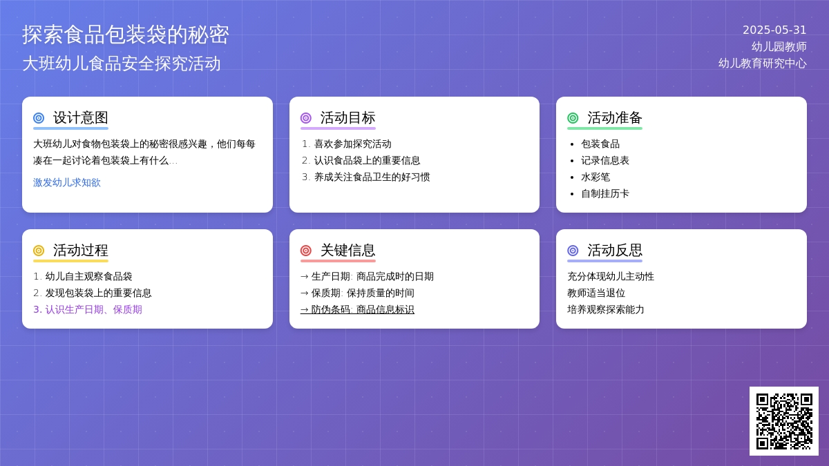大班安全教育周包装袋上的秘密教案反思