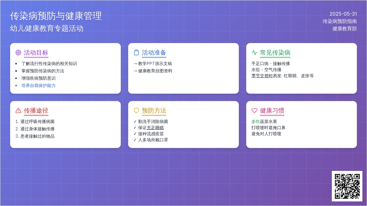 幼儿园安全预防传染病教案反思