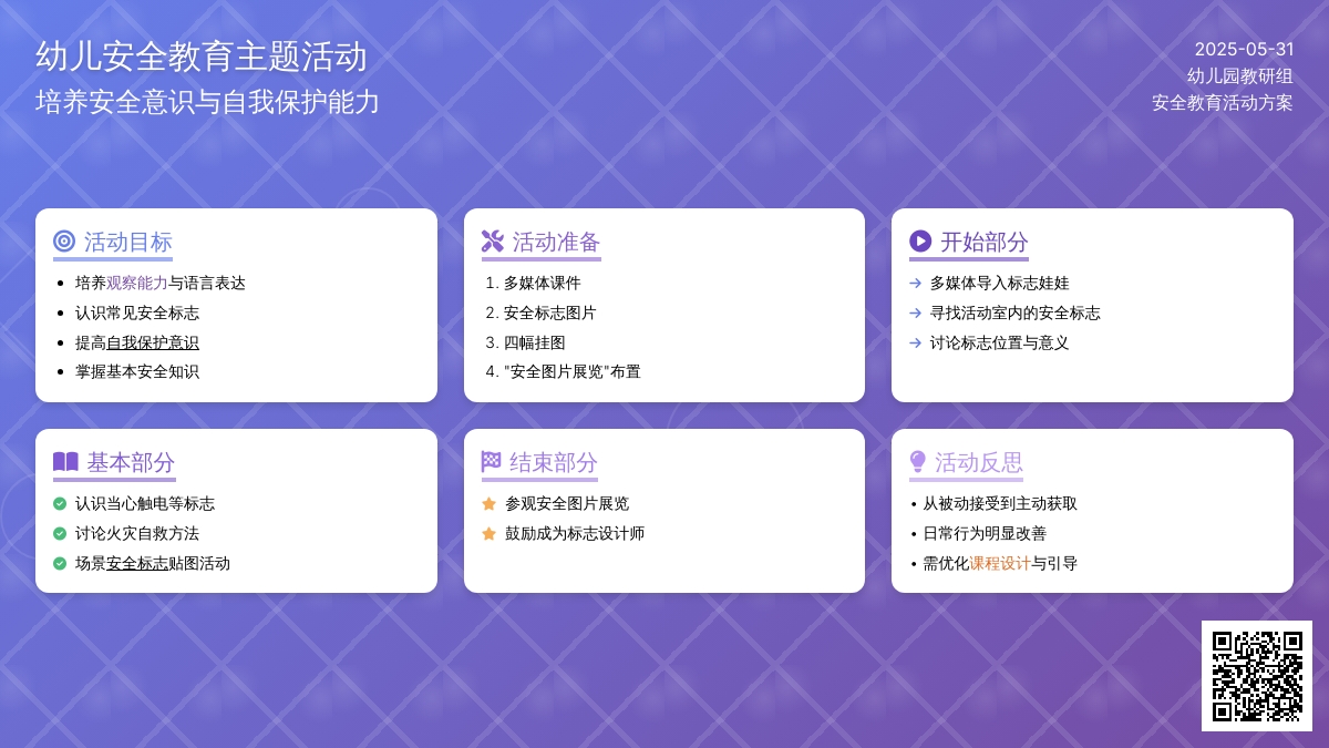 大班安全安全标志总动员教案反思