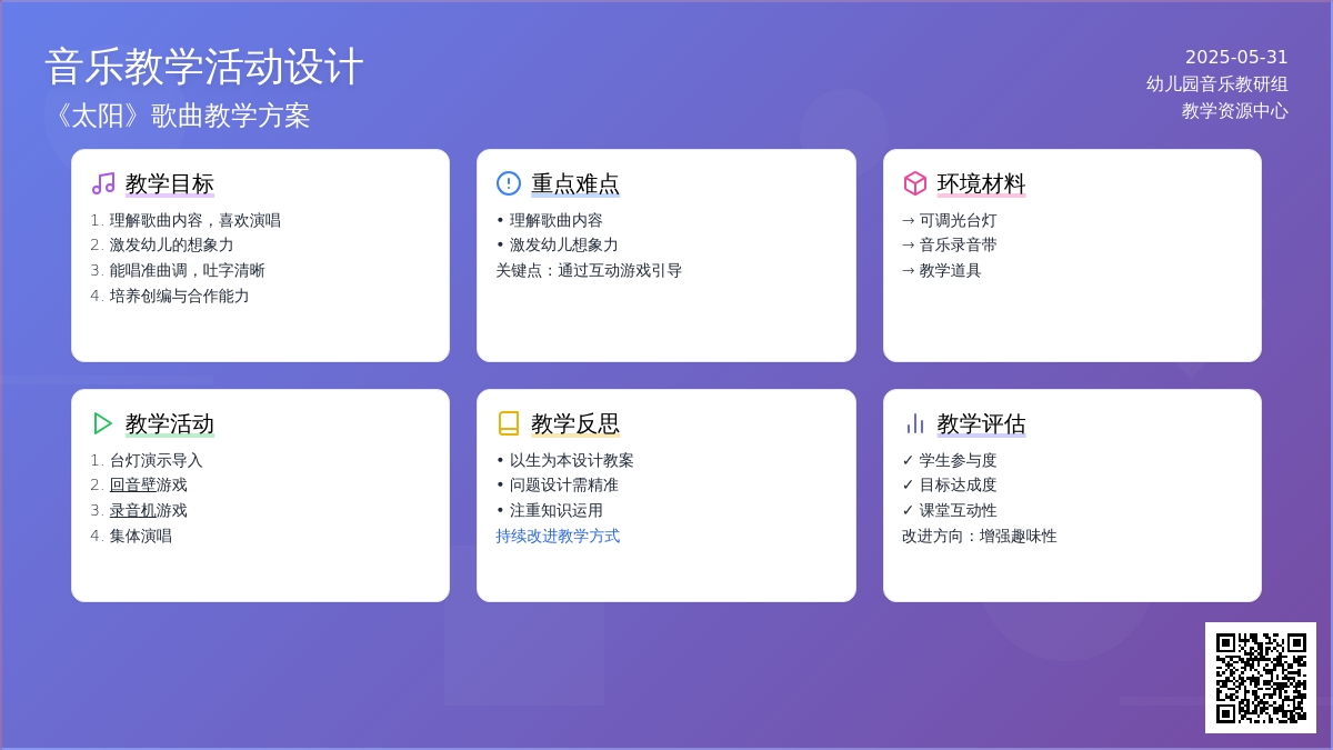 大班音乐活动我给太阳装开关教案反思