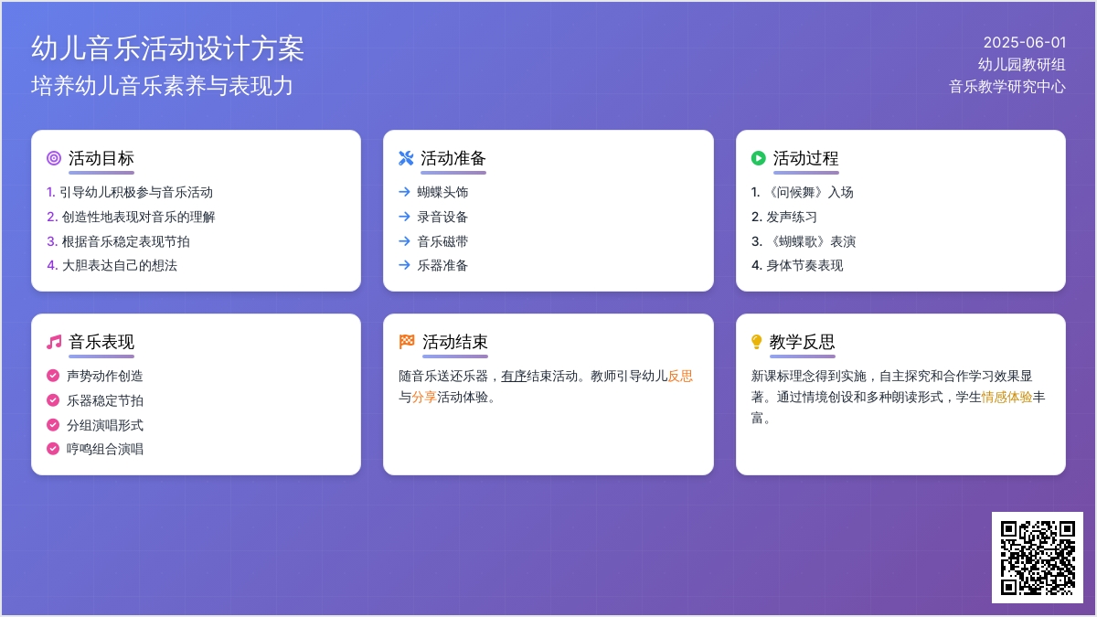 大班音乐公开课蝴蝶花教案反思