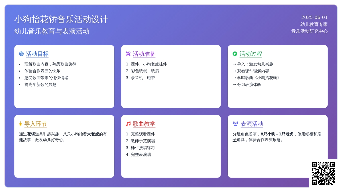 大班音乐优质课小狗抬花轿教案反思