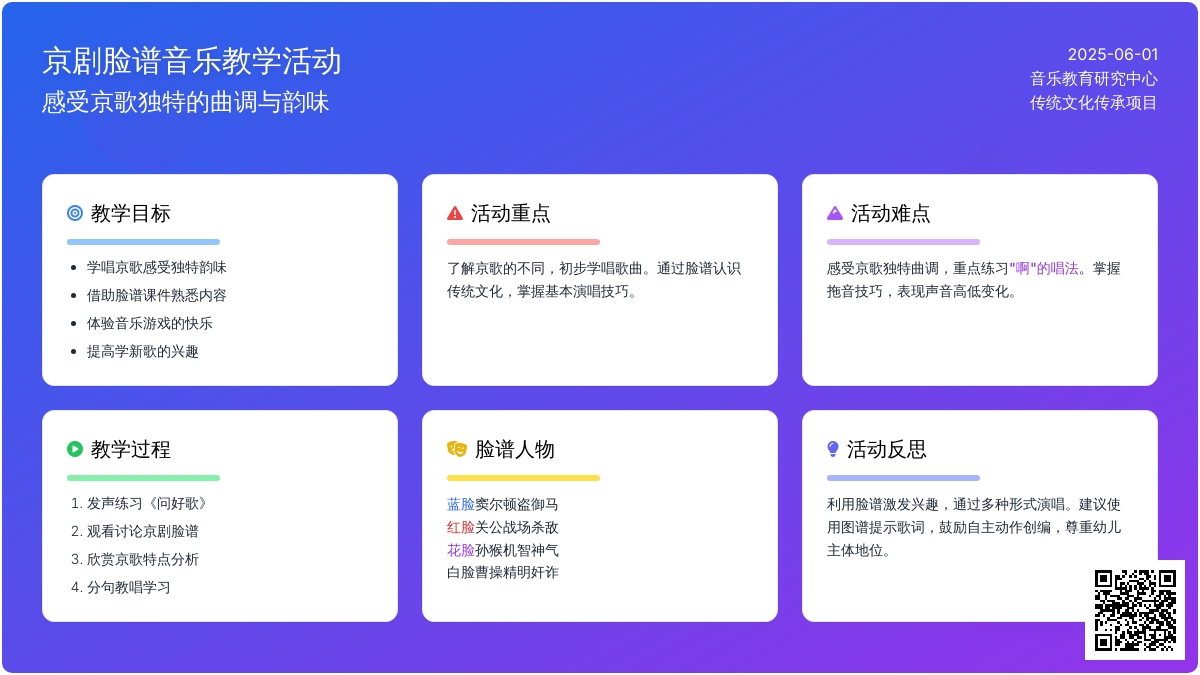 大班音乐公开课戏说脸谱教案反思