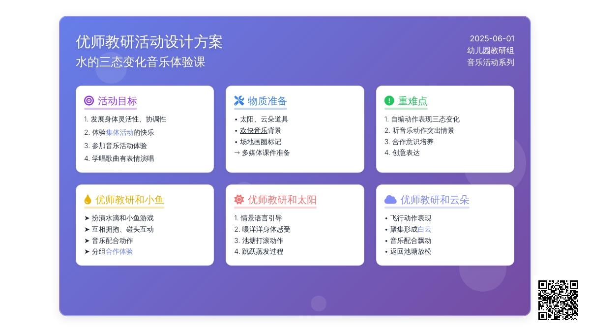 大班音乐小水滴和太阳教案反思
