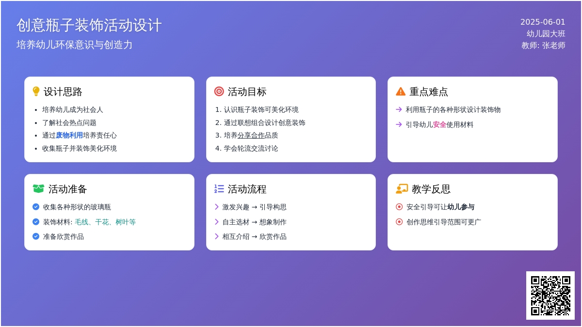 大班主题公开课瓶子穿新衣教案反思