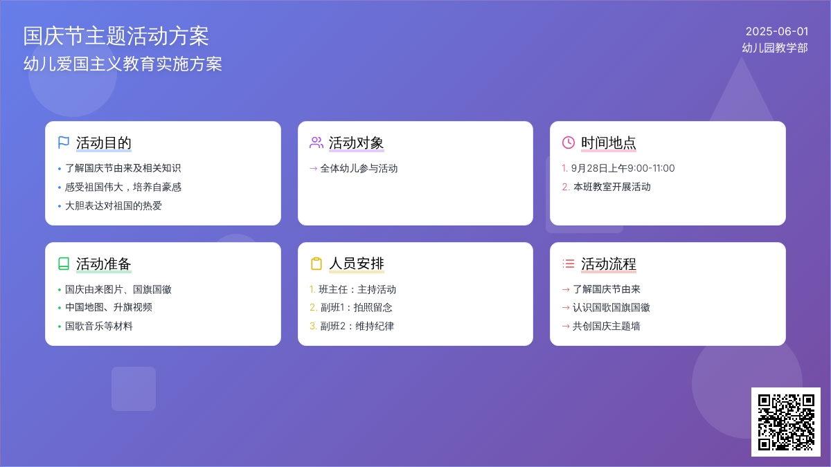 大班主题我和祖国心连心教案