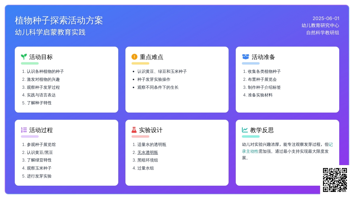 大班主题种子食品品尝会教案反思