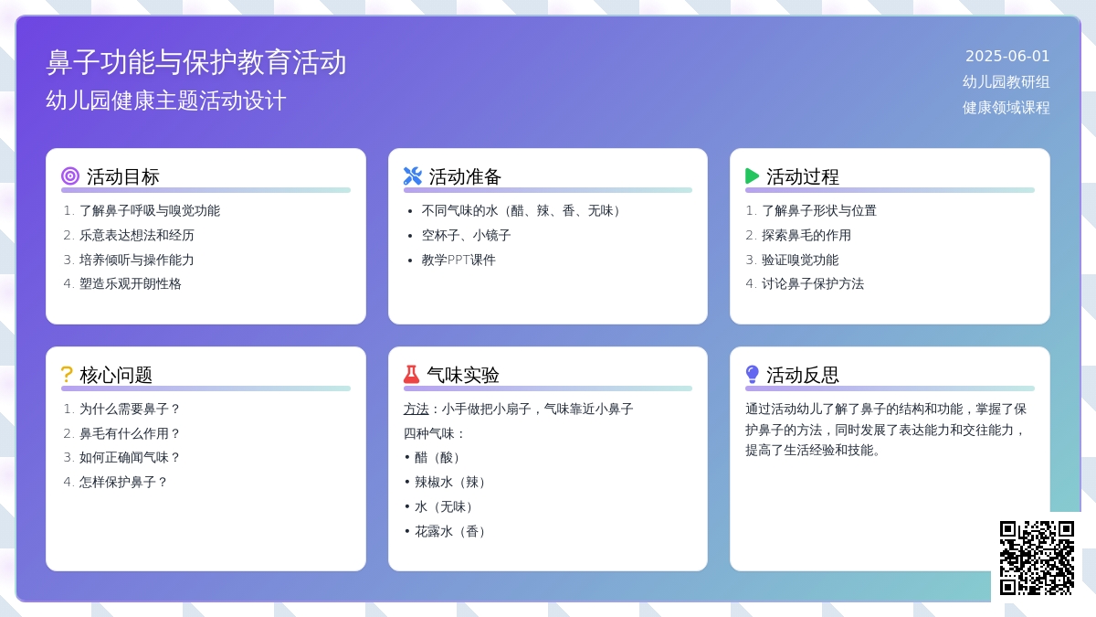大班主题我们的鼻子教案反思
