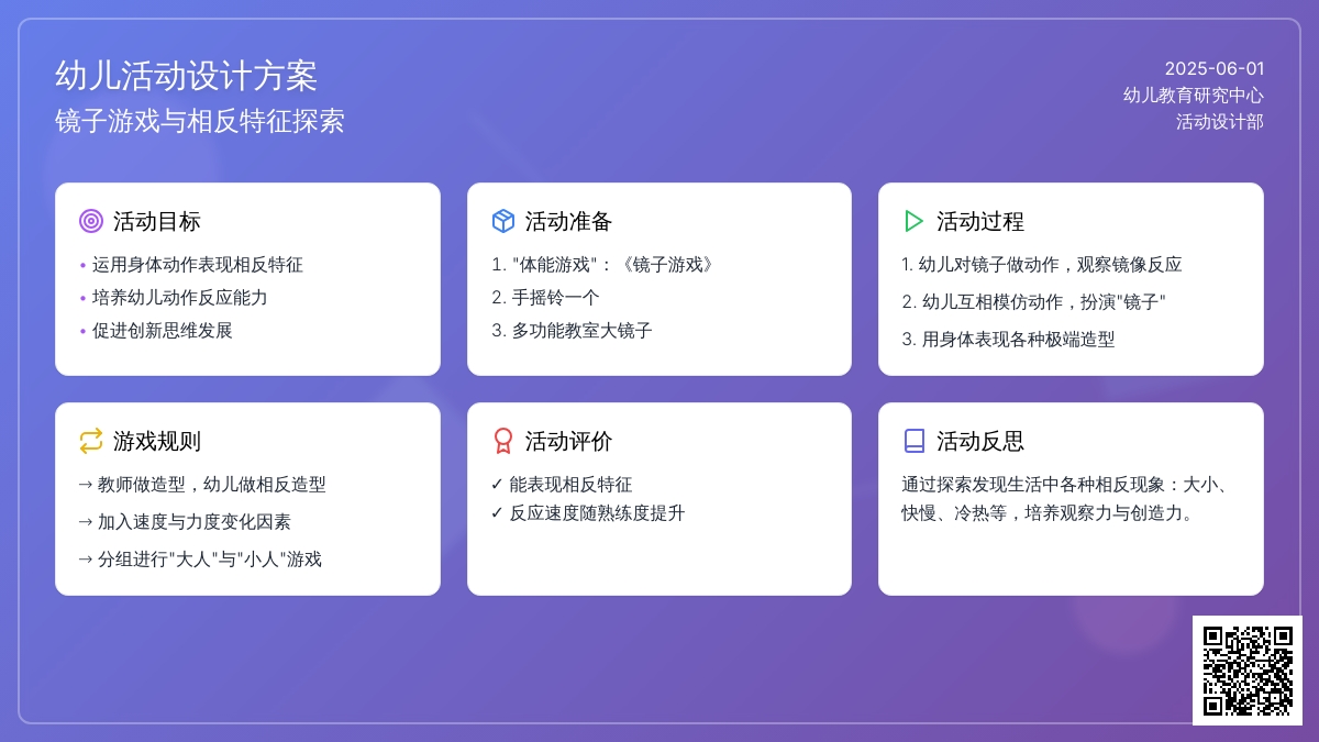 大班主题相反的竞赛教案反思
