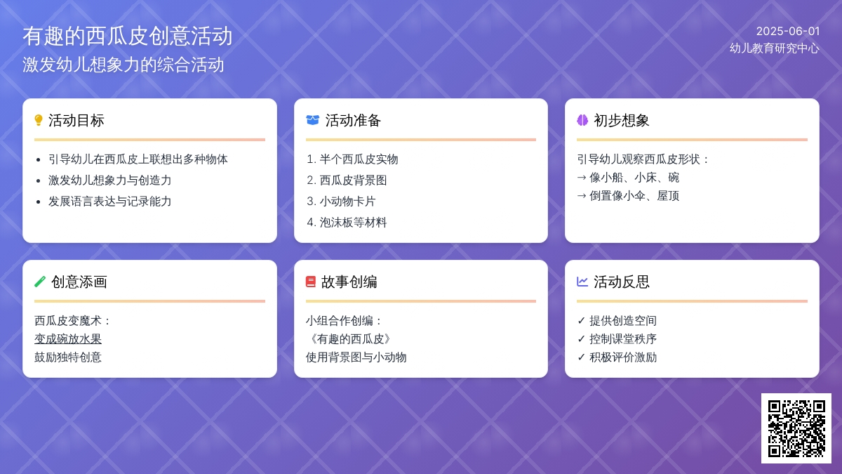 大班主题有趣的西瓜皮教案反思