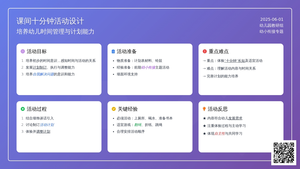大班主题优质课课间十分钟教案反思