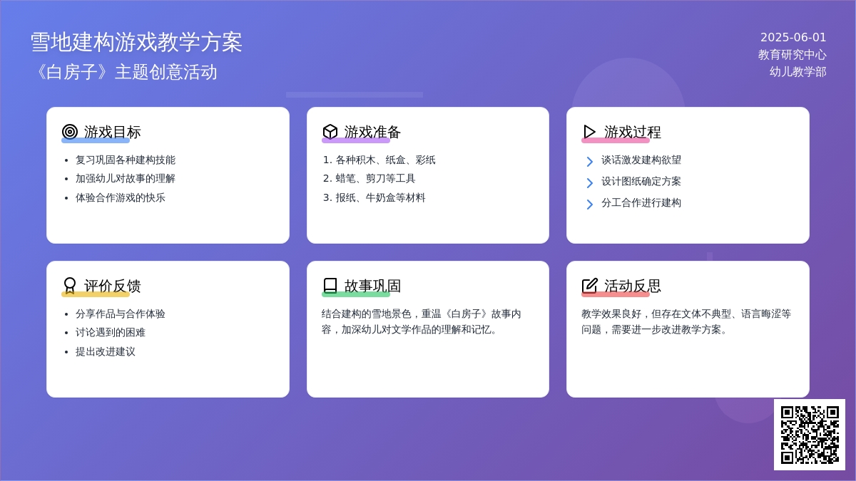 大班主题美丽的雪地教案反思