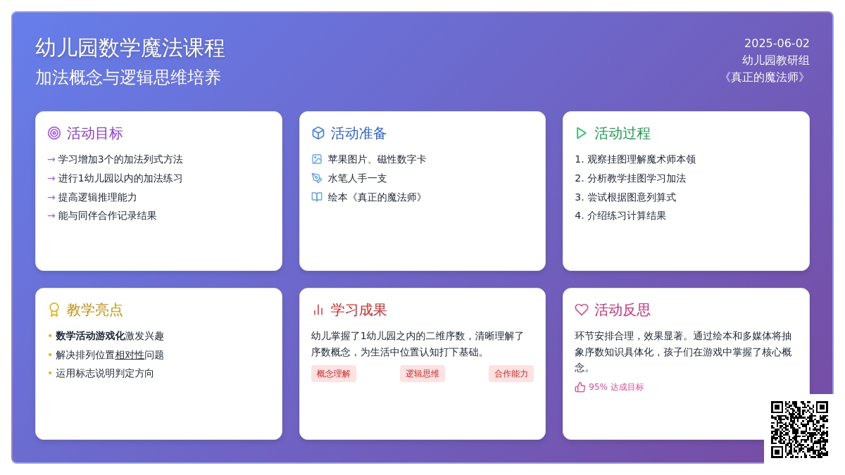 大班数学魔术师教案反思