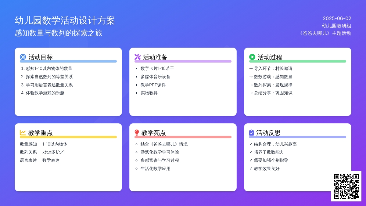 大班数学教育活动10以内数的比较教案反思