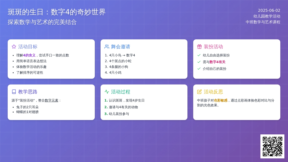 大班数学活动斑斑的误会教案反思
