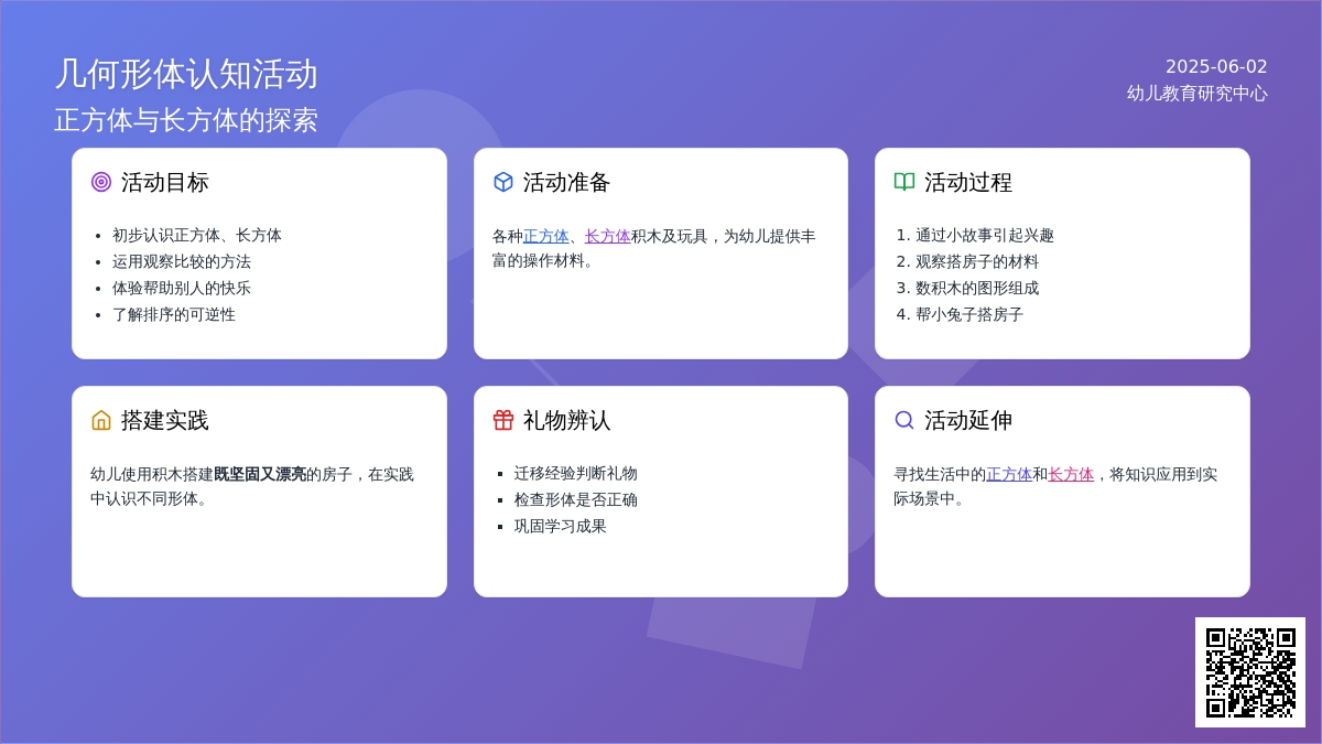 大班数学有趣的正方体和长方体教案反思