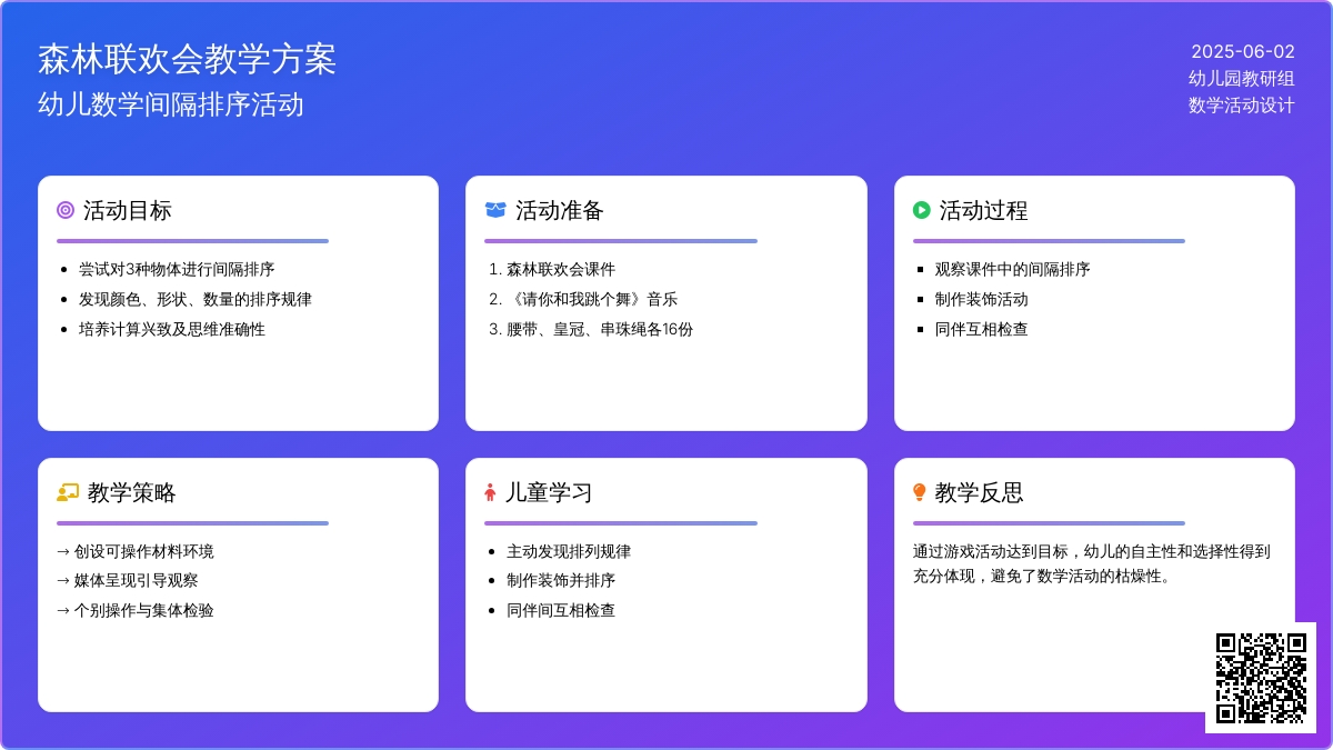 大班数学公开课按规律排序教案反思