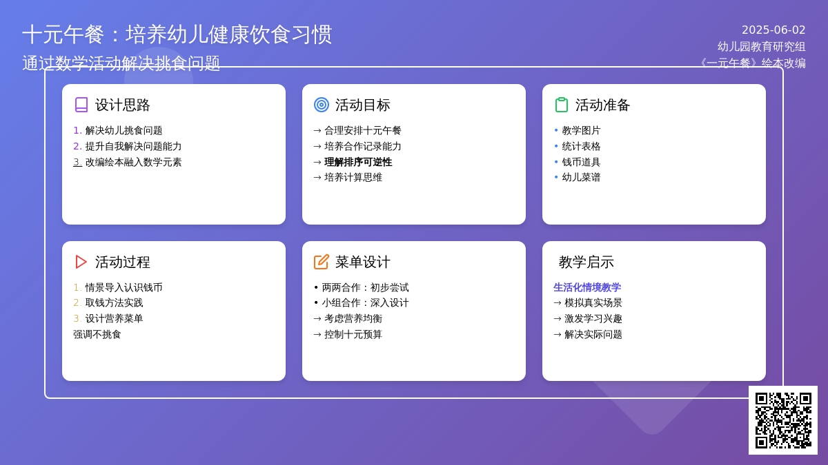 大班数学活动十元午餐教案反思