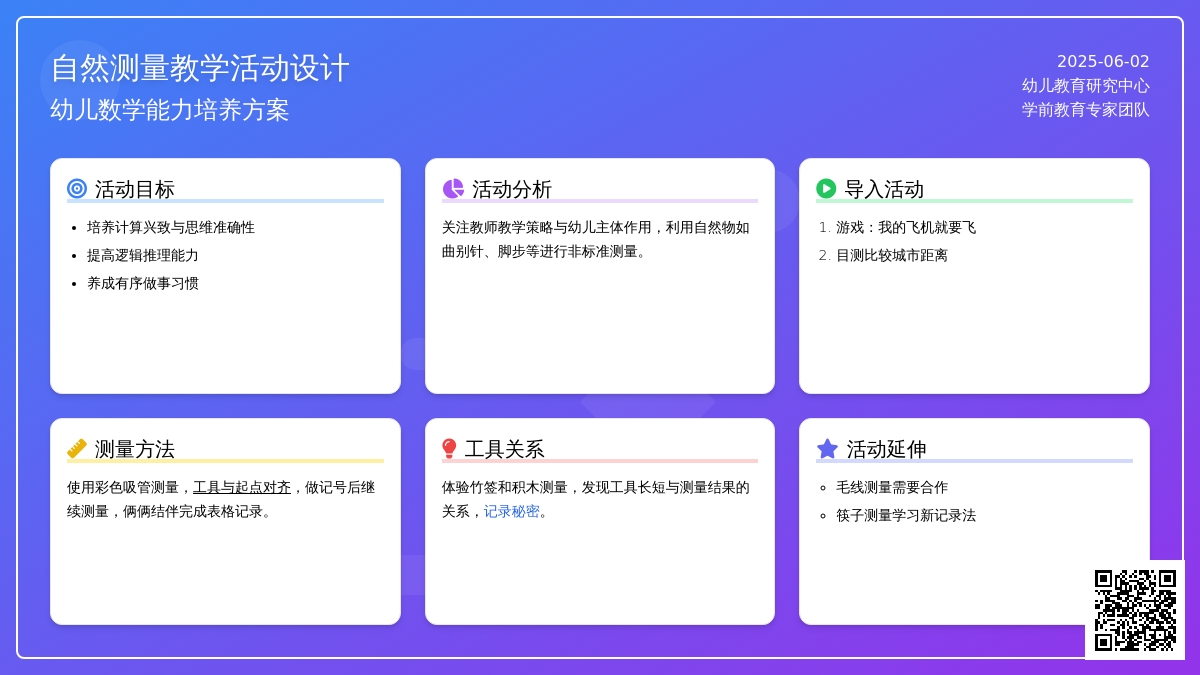幼儿园大班数学优质课自然测量教案反思