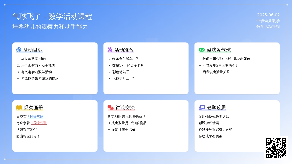 大班数学学写3和4教案反思