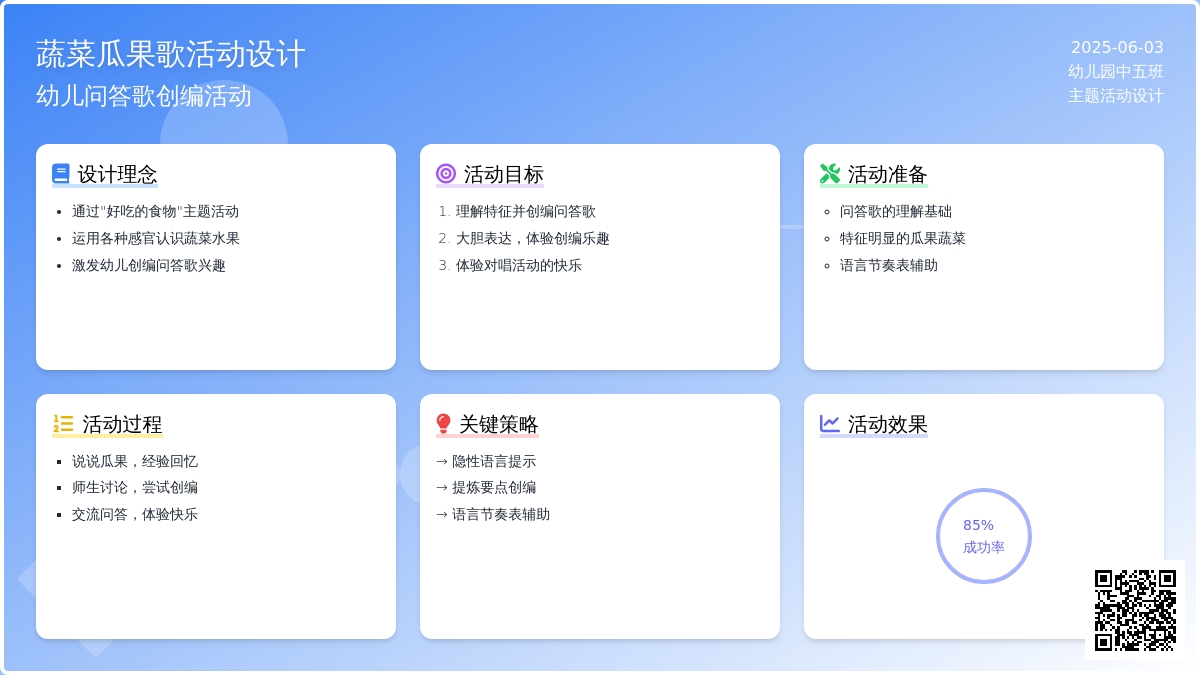 中班音乐活动瓜果蔬菜歌教案反思