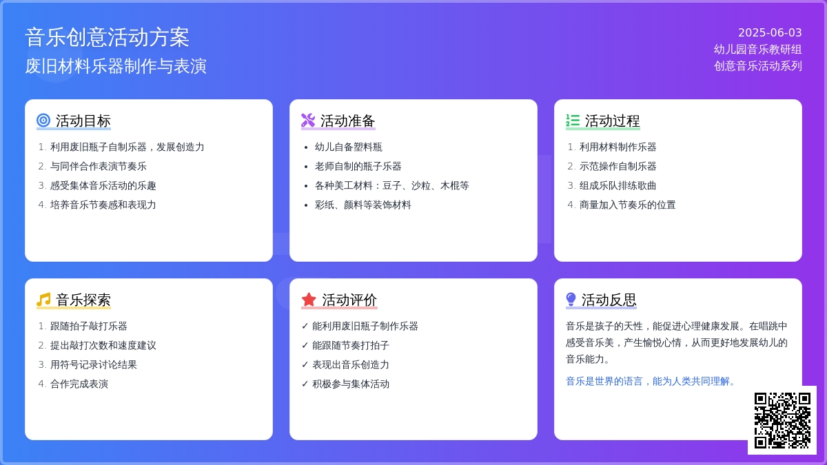 中班音乐活动瓶子音乐会教案反思