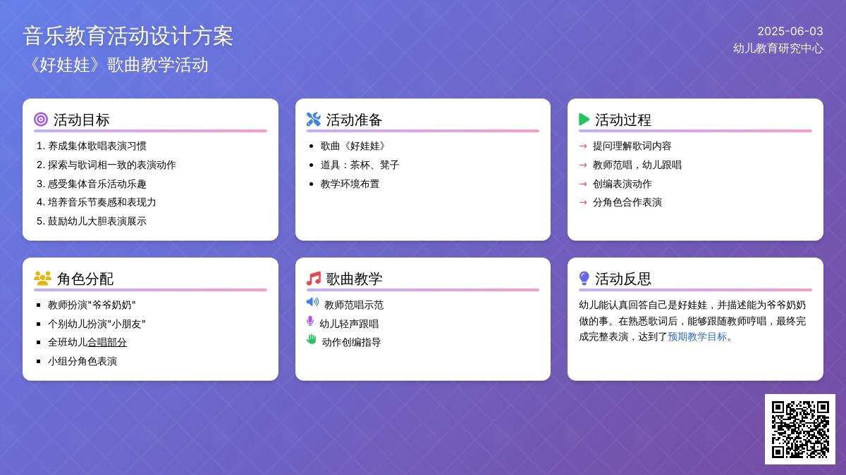 中班音乐活动好娃娃教案反思