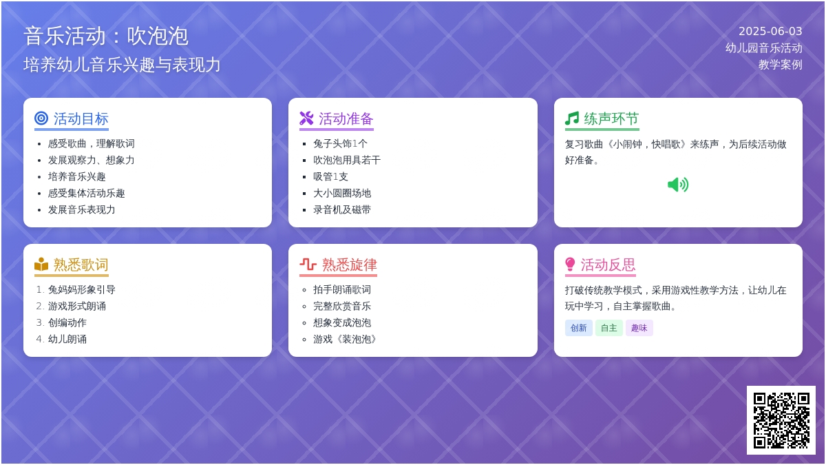 中班音乐活动小闹钟，快唱歌教案反思