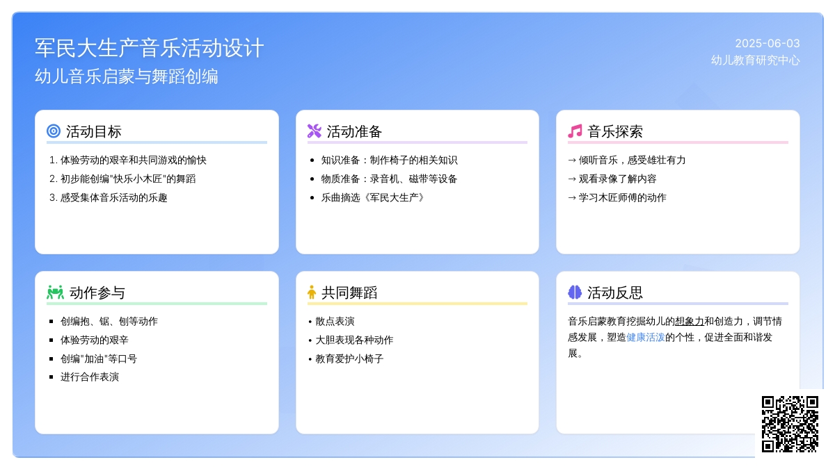 中班音乐活动快乐的小木匠（舞蹈创编）教案反思