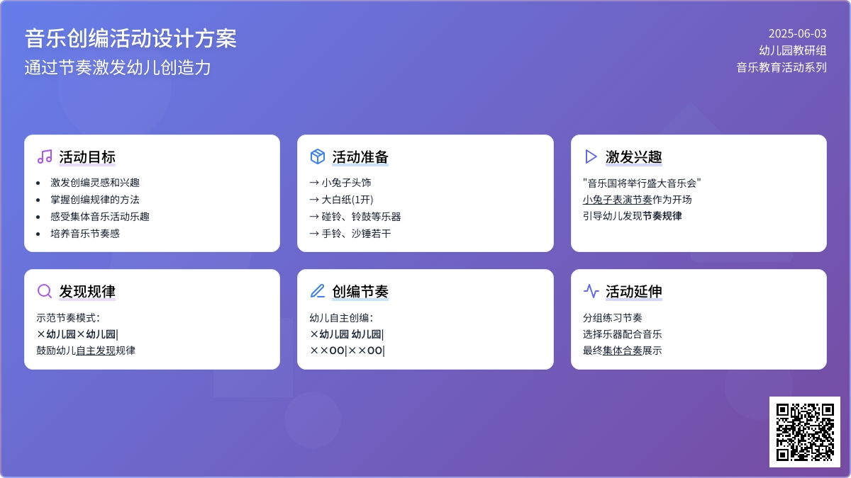中班音乐活动有规律的节奏教案反思