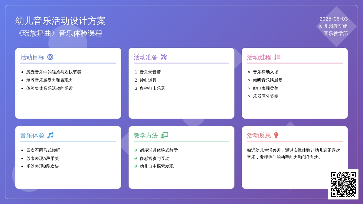 中班音乐活动《瑶族舞曲》教案反思