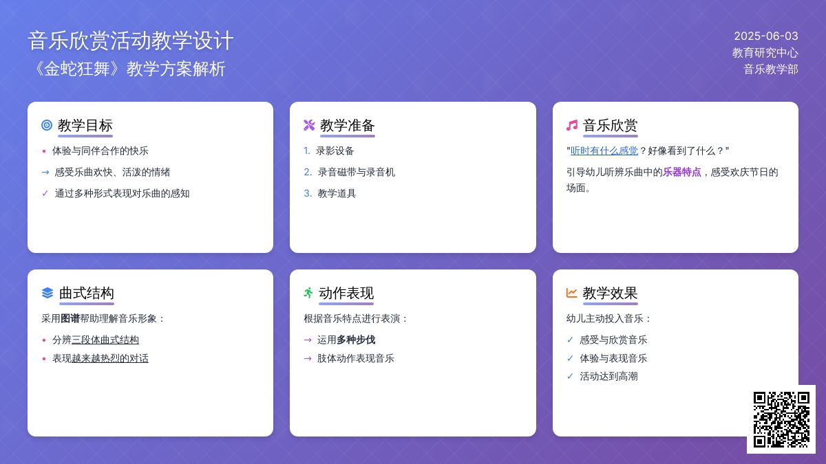 中班音乐金蛇狂舞教案反思