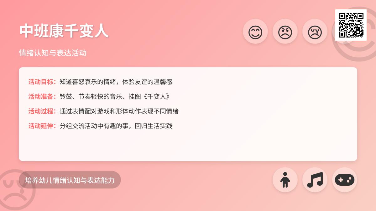 中班健康公开课千变人教案反思
