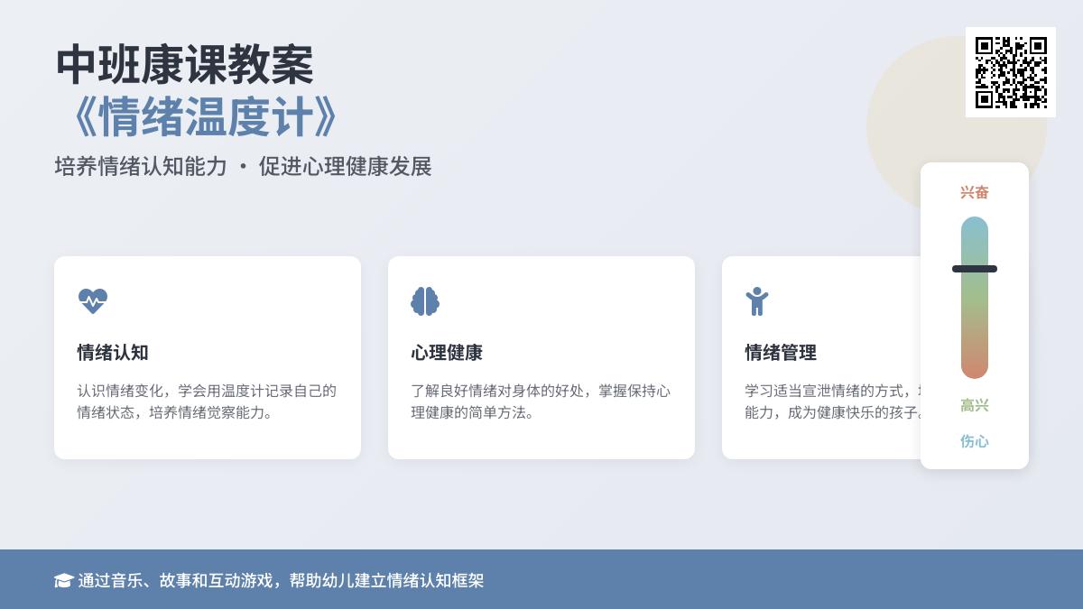 中班健康优质课情绪温度计教案反思