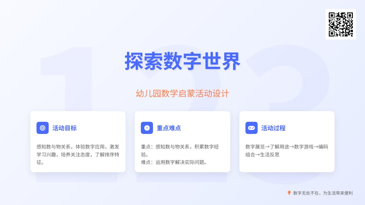 幼儿园中班数学活动生活中的数字教案反思