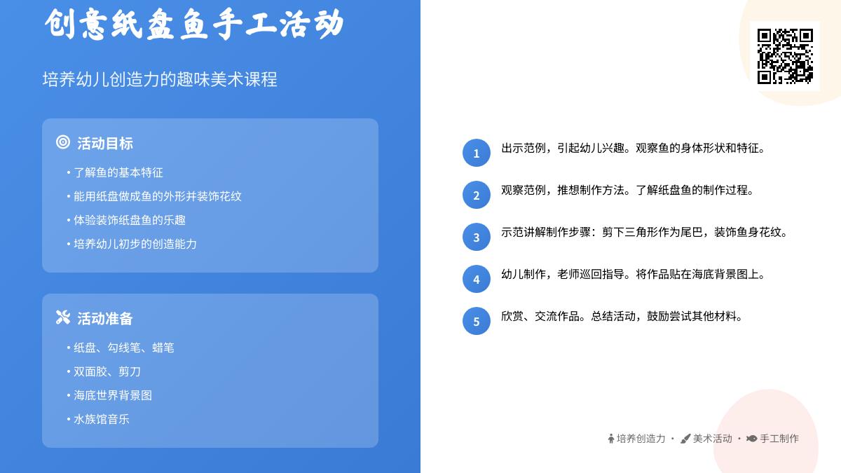 中班美术纸盘鱼教案反思