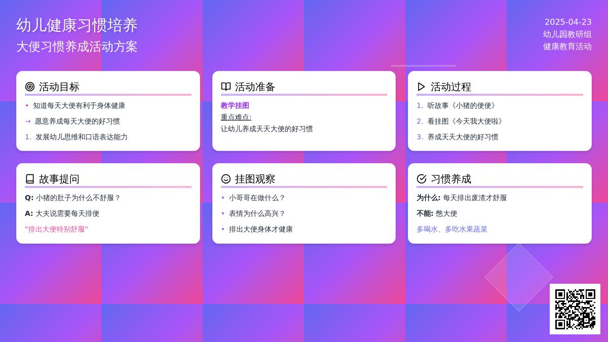 小班健康今天我大便教案反思