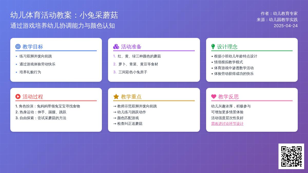 小班体育活动小兔送蘑菇教案反思