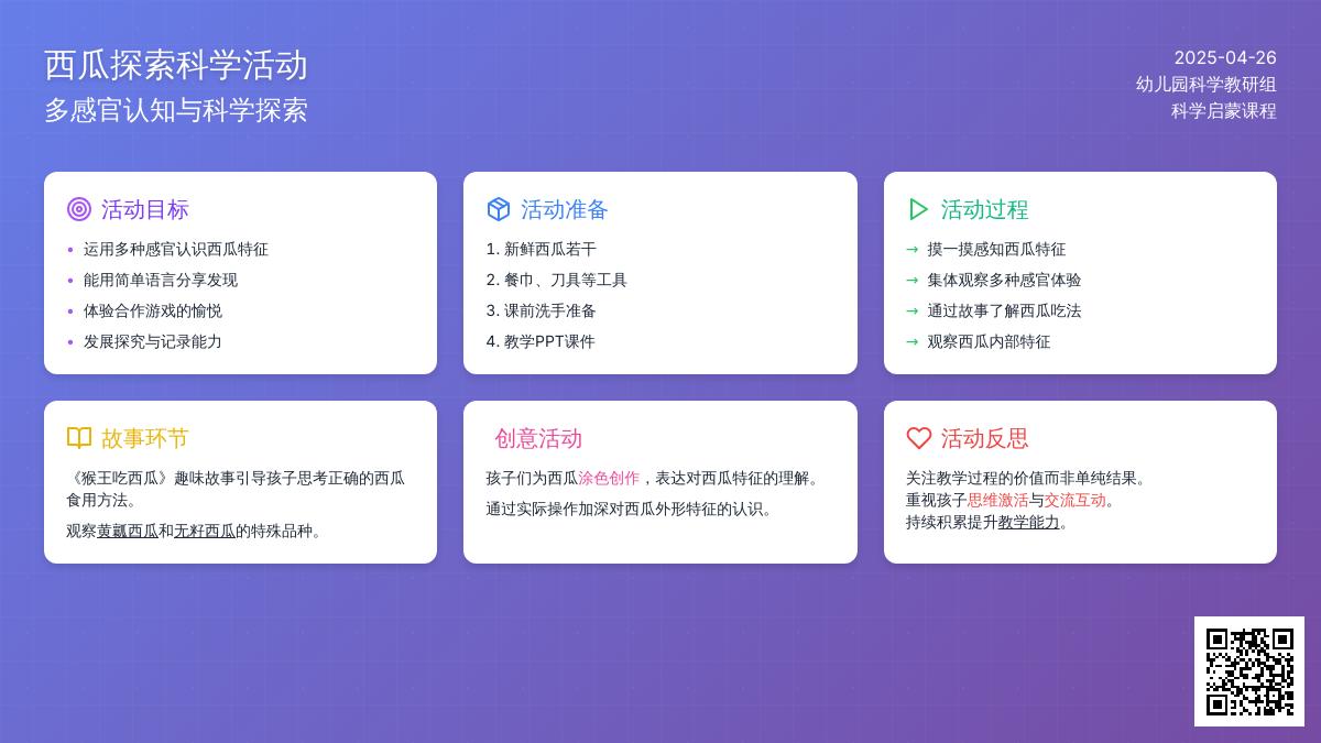 小班科学好吃的西瓜教案反思