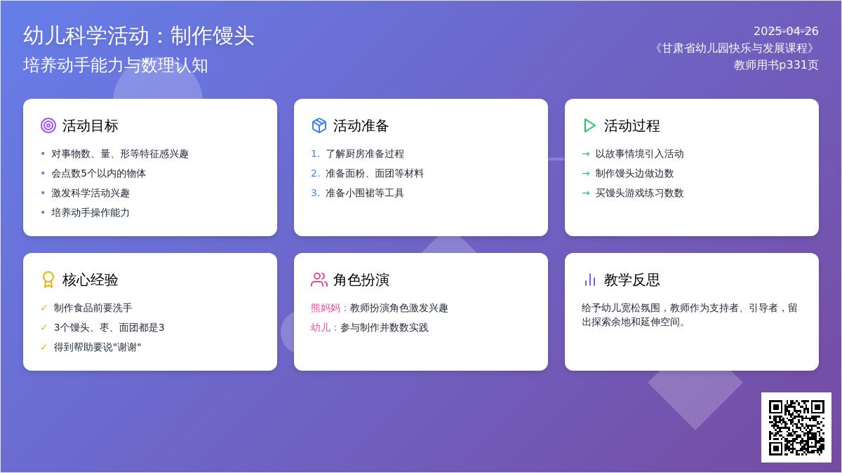 小班科学熊孩子做馒头教案反思