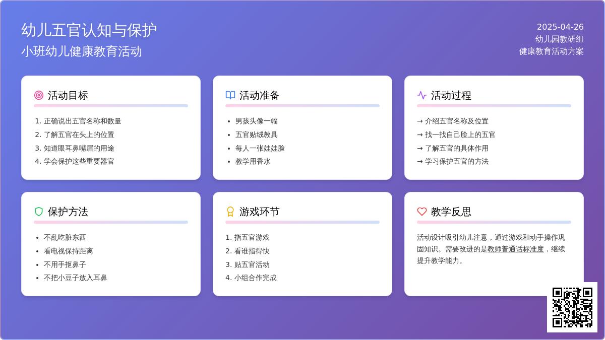 小班科学优质课认识五官教案反思