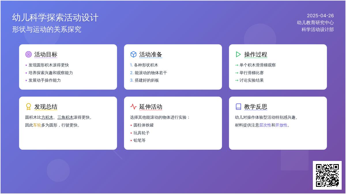 小班科学圆形滚得快教案反思