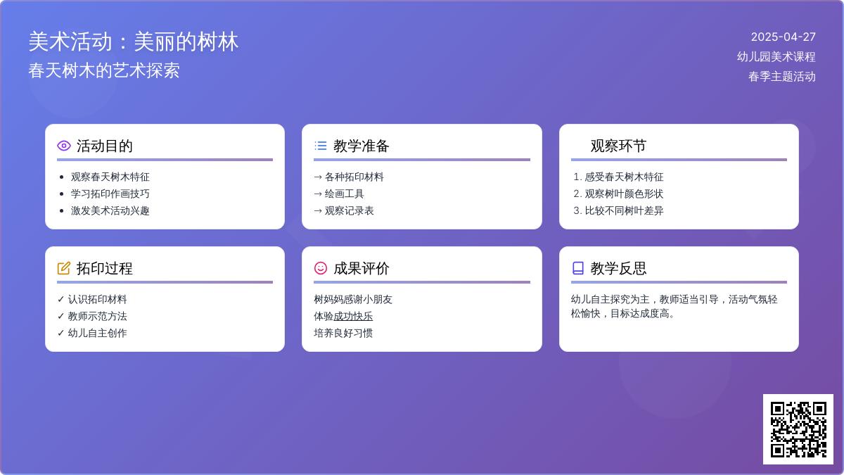 小班美术公开课美丽的树林教案反思
