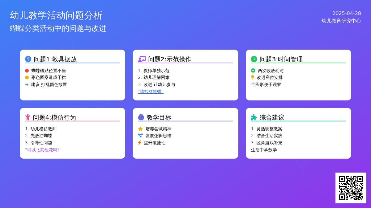 小班数学活动三色蝴蝶教案反思