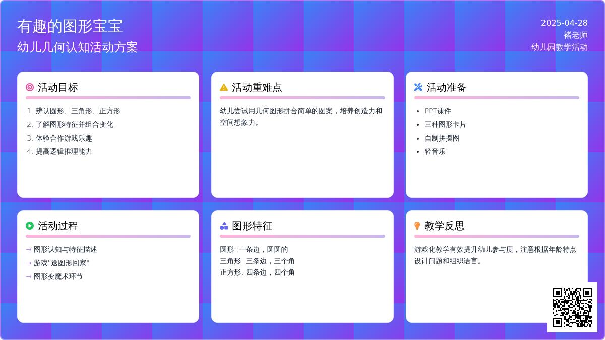 小班数学优质课有趣的图形孩子教案反思