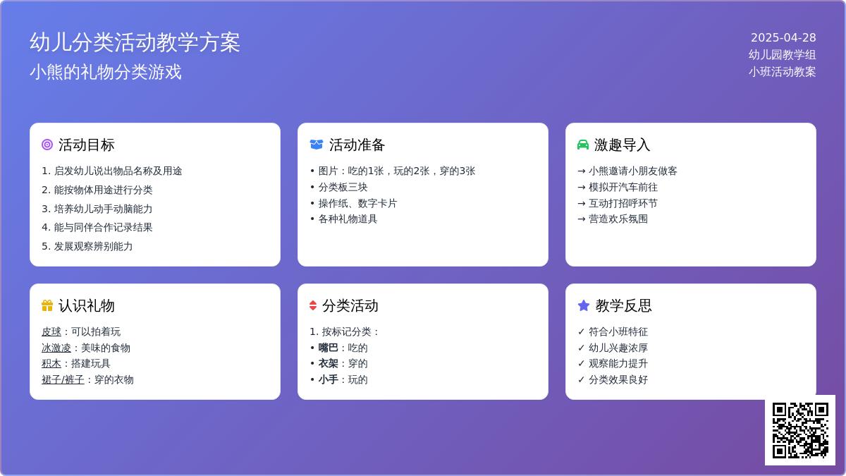 小班数学活动分礼物教案反思