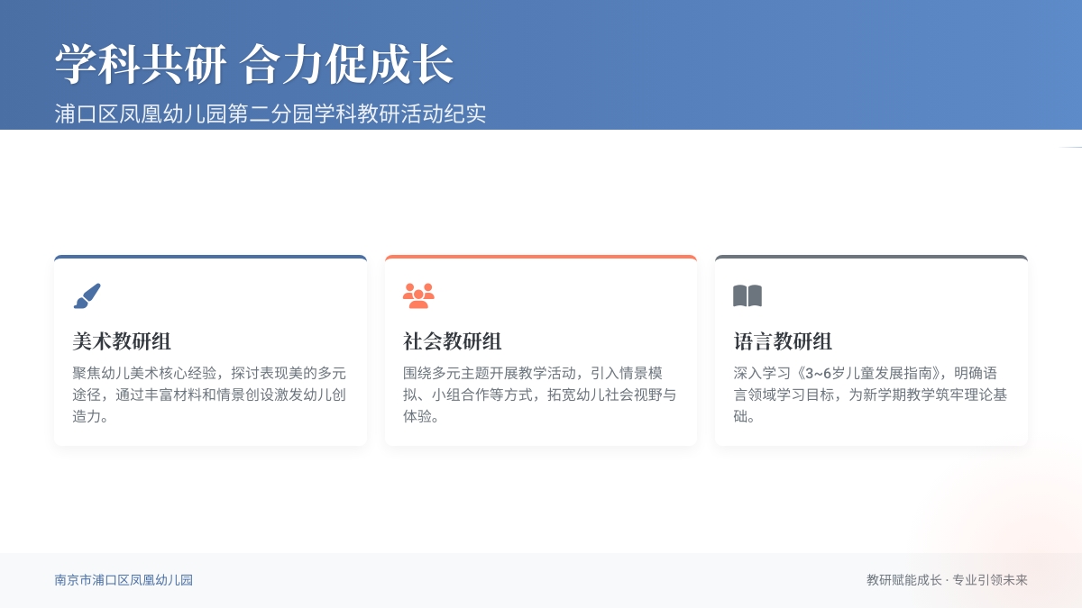 【第二分园】学科共研，合力促成长——凤凰幼儿园第二分园开展学科教研活动