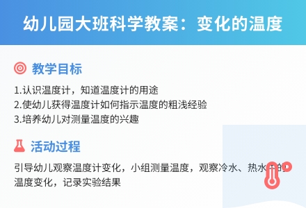 幼儿园大班科学教案：变化的温度-幼师课件网