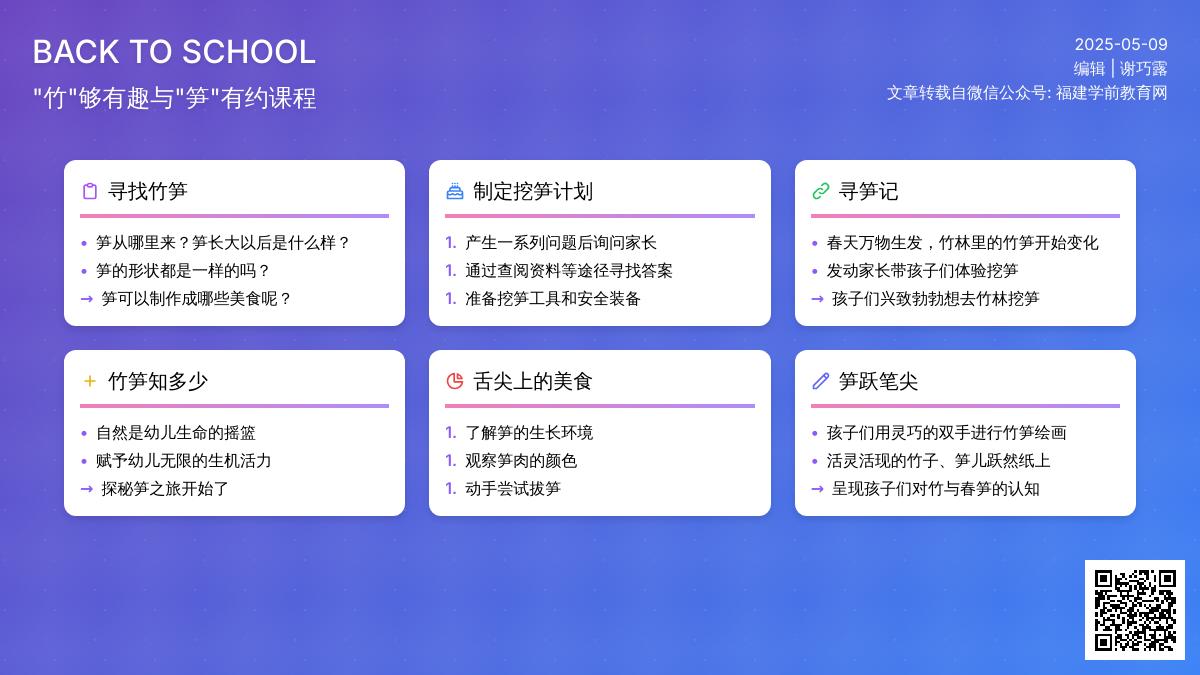 【课程故事】“竹”够有趣，与“笋”相约｜永定区龙潭中心幼儿园